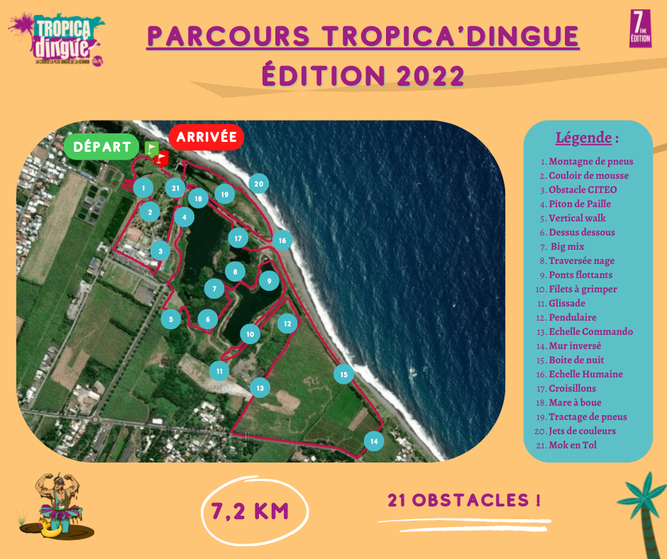 Parcours Tropica'Dingue 2022